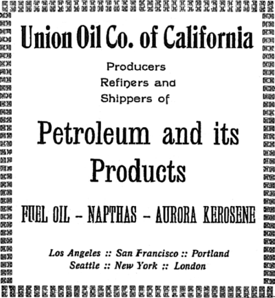 Union Oil of California 1926