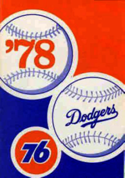 Union Oil of California Dodgers 1978