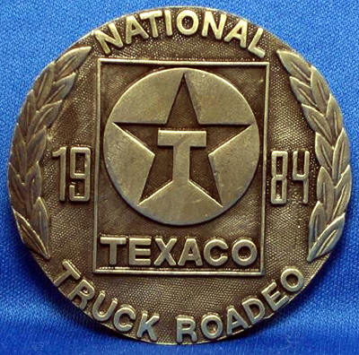 1984 Texaco - National Truck Rodeo Belt Buckle