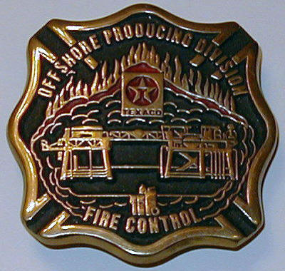 Texaco Offshore Fire Belt Buckle  