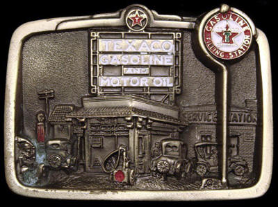 Texaco Service Station Belt Buckle