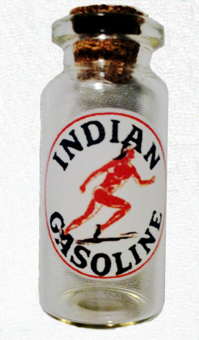 Indian Glass Bottle Old   