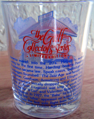 Gulf Oil 1920's Glass