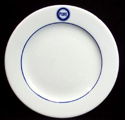Union Pure Oil Plate  