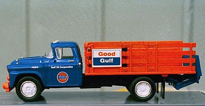 Gulf 1958 GMC Stake Truck