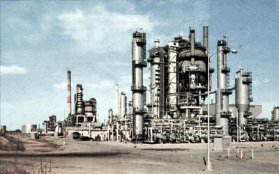 Tidewater Oil Co Refinery Delaware City DE '61  