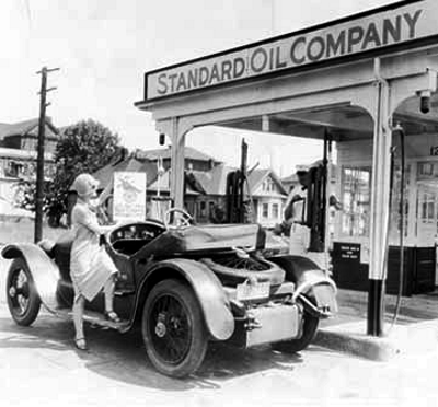 Chevron Station in 1920's