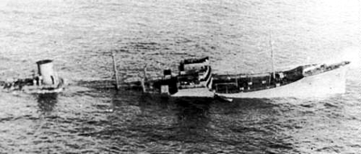Texaco Tanker Oklahoma Sinking