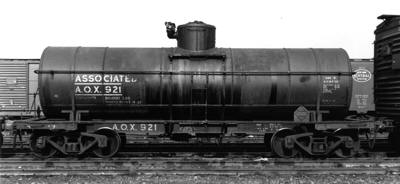 Associated AC&F-built Associated car at Tacoma, Washington, on February 19, 1955, taken by Colonel Chet McCoid, from the Bob’s Photo