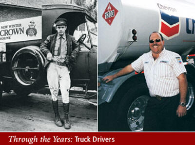 Chevron Truck DriverThrough the Years 
