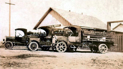 Standard Oil Zerolene Tanker Trucks