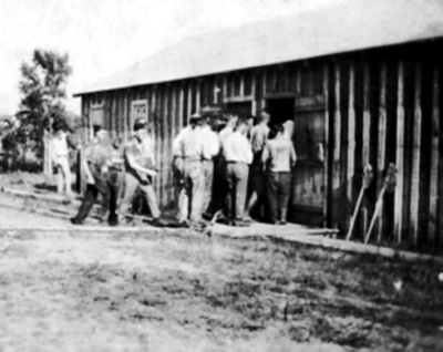 Gulf Oil Mess Hall Crane Texas